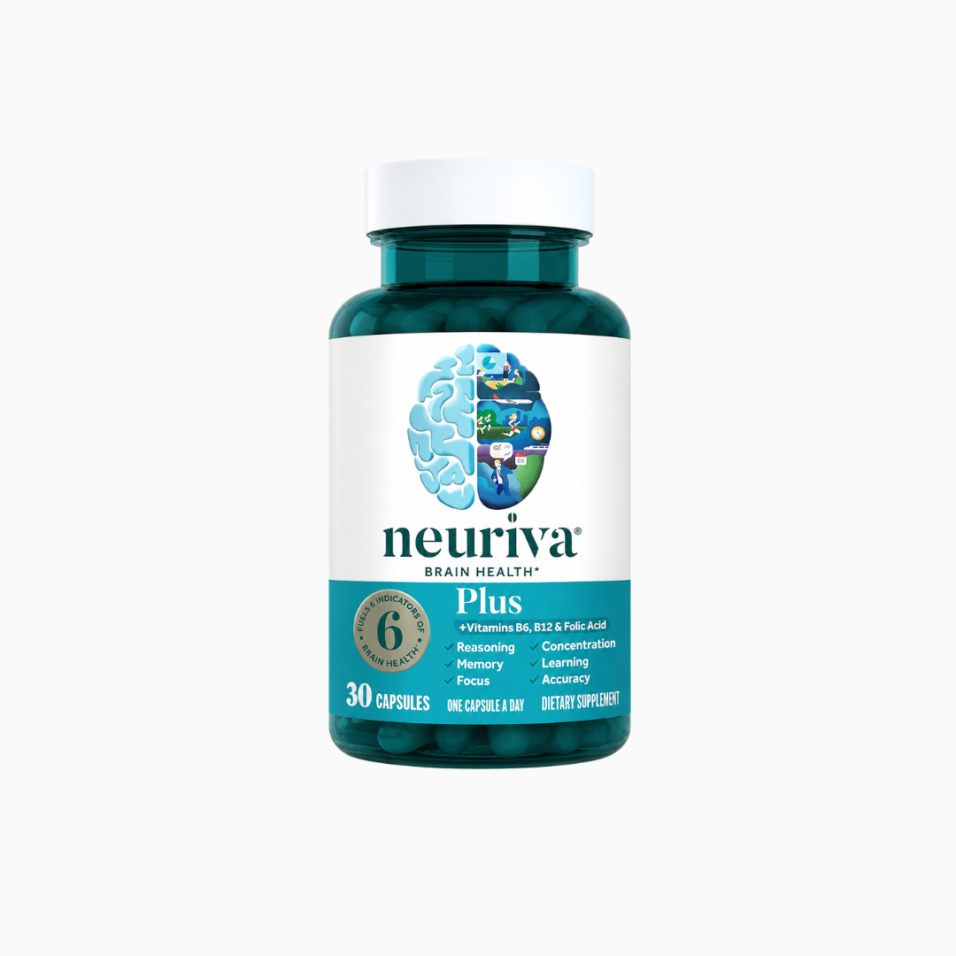 NEURIVA Plus Brain Supplements for Memory and Focus