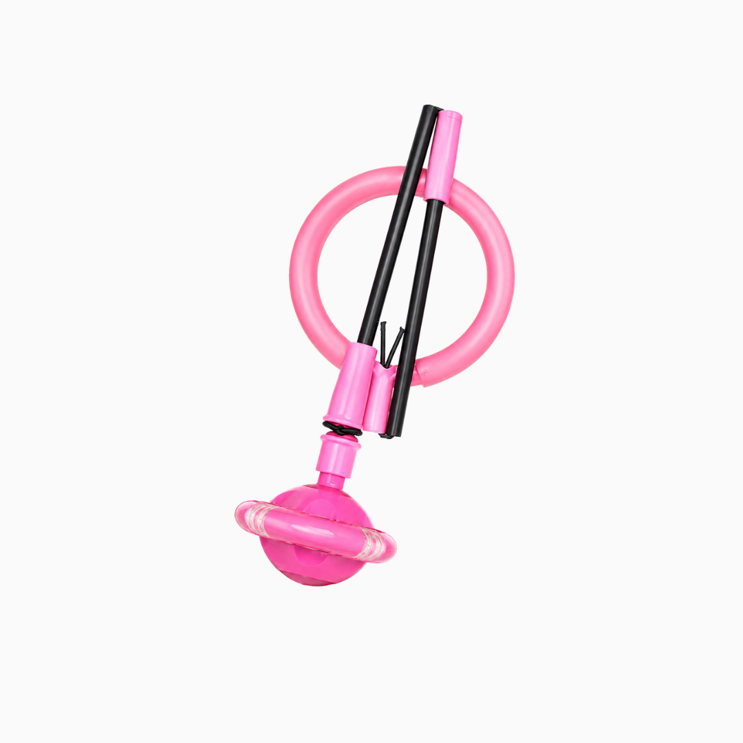 Portable Foldable Colorful Flash Wheel Swing Ball