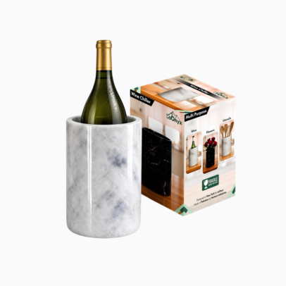 Marble Wine Chiller Bucket for 750ml Bottles
