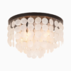 18-inch Capiz Shell Ceiling Light