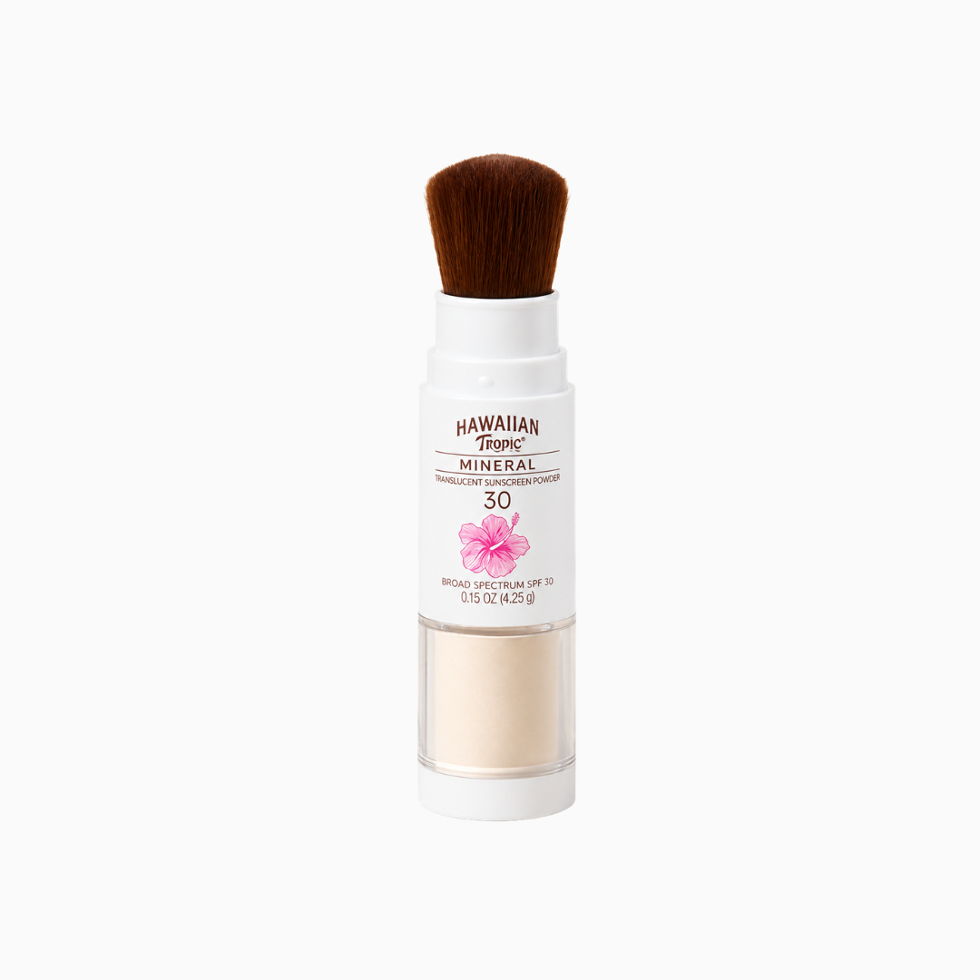 Hawaiian Tropic Mineral Powder Sunscreen Brush